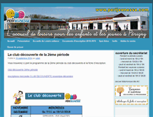 Tablet Screenshot of perijeunesse.com
